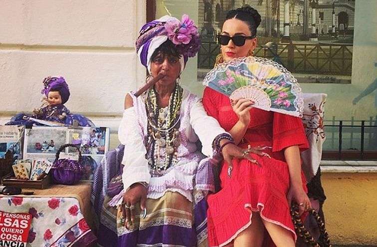 Katy Perry en La Habana.