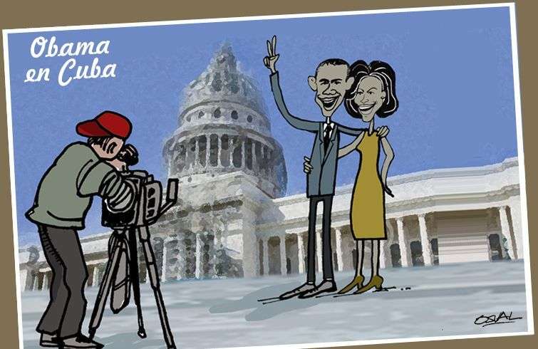 Obama y Michelle se hacen foto en el capitolio postal (1)