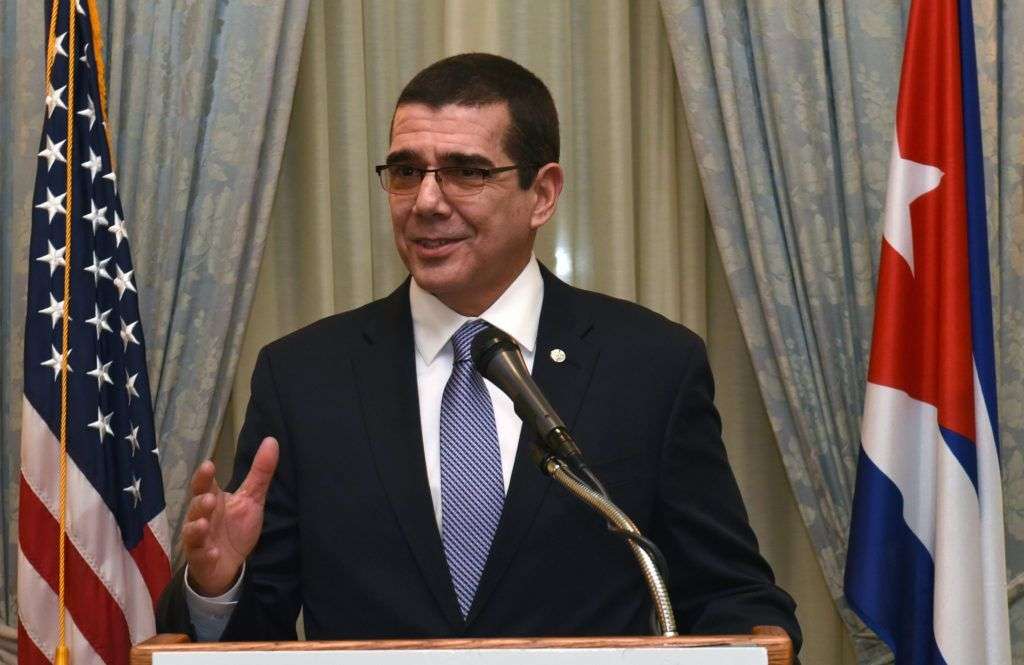 José Ramón Cabañas, embajador de Cuba en los Estados Unidos entre 2015 y 2020. Foto: Archivo.