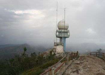 Estación meteorológica de la Gran Piedra, en Santiago de Cuba. Foto: imaggeo.egu.eu