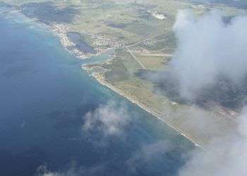 La costa de Cuba desde un avión. Foto: lainvernada.wordpress.com