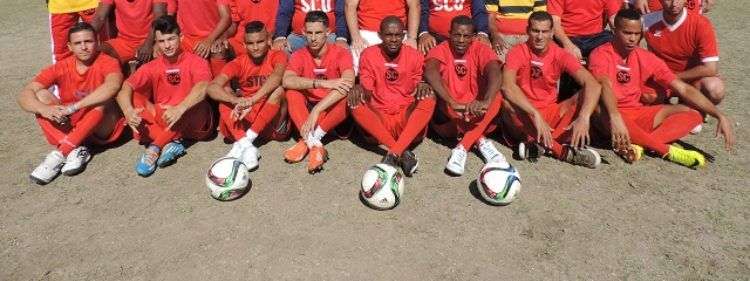 Equipo de fútbol de Santiago de Cuba. Foto: Tiempo Extra