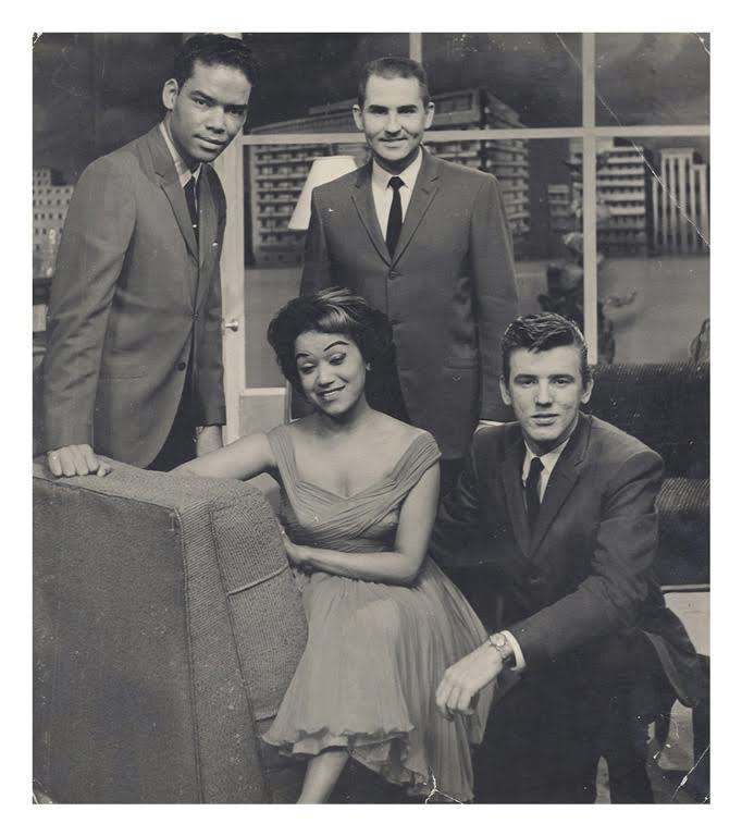  Cuarteto de Meme Solís 1961. Bobby Jiménez, Raúl Acosta, Moraima Secada y Meme Solís.