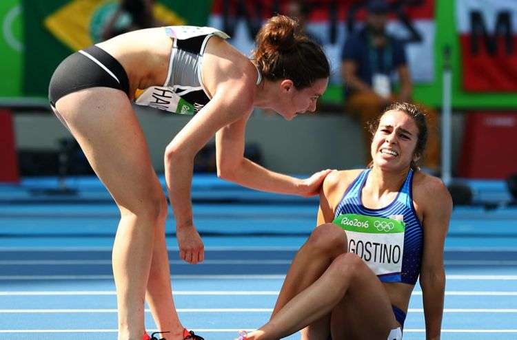 Abbey D'Agostino y Nikki Hamblin, un símbolo de Río 2016. Ian Walton / Getty Images