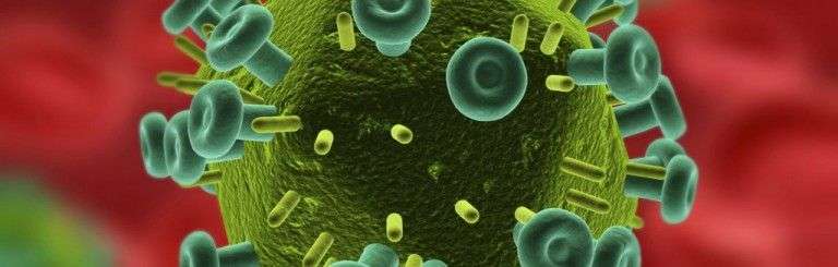 Virus del VIH-SIDA. Imagen de archivo.