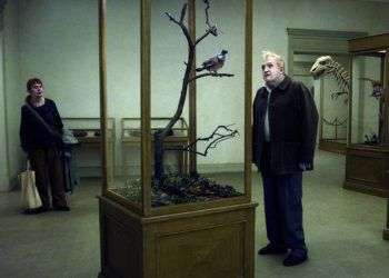 "Una paloma se posó sobre una rama a reflexionar sobre su existencia", del director Roy Andersson.