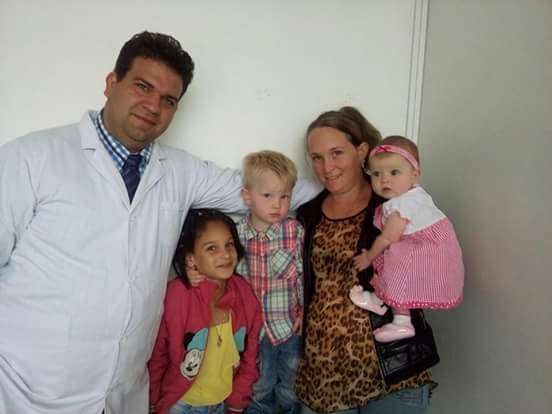 Doctor Jorge Enrique Domínguez y su familia. Foto: cortesía del entrevistado