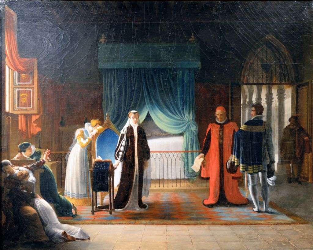 Obra: María Estuardo, reina de Escocia. Jean Baptiste Vermay.