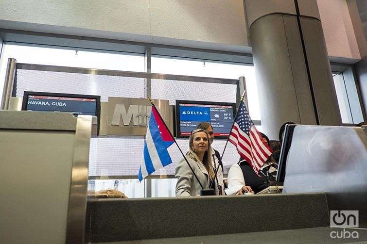 Delta reanuda vuelos directos a Cuba. Foto: Osbel Concepción.