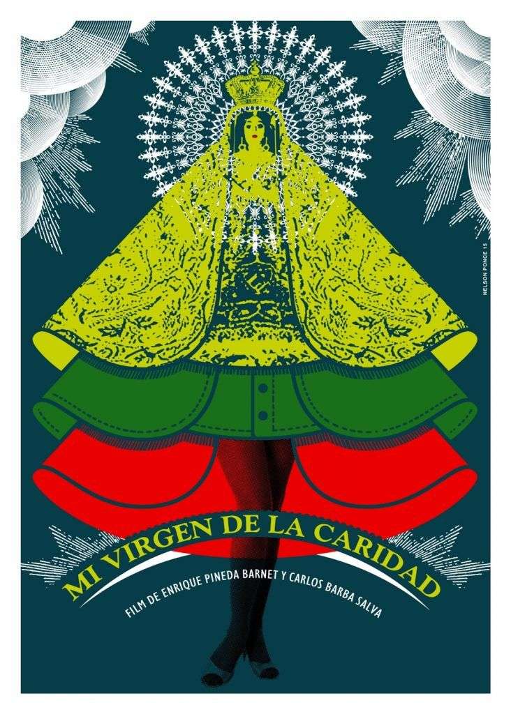 Cartel de "Mi virgen de la Caridad". Diseño Nelson Ponce.