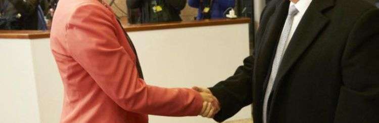 Federica Mogherini y el Ministro de Exteriores cubano Bruno Rodríguez Parrilla. Foto: Consejo Europeo.