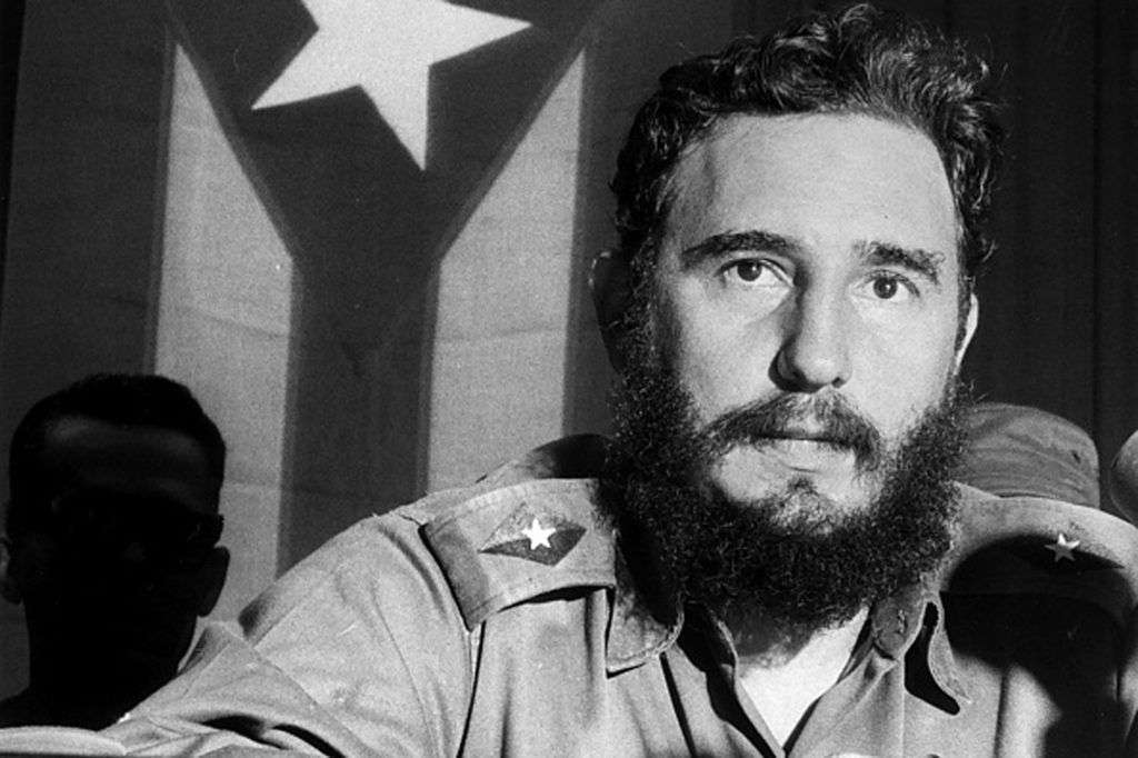 El fallecido expresidente Fidel Castro, tras el triunfo de la Revolución Cubana. Foto. Archivo.
