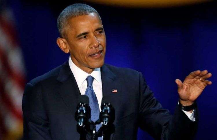 Barack Obama, en su discurso en Chicago. Foto: Charles Rex Arbogast / AP.