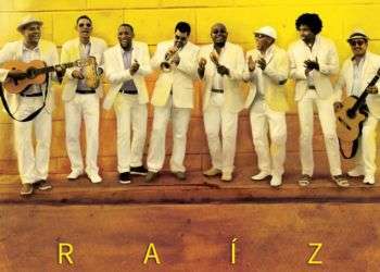 Fragmento de la portada del disco Raíz, del Septeto Santiaguero.