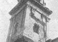 La Catedral sufrió graves daños en sus torres y su fachada. Foto: Archivo del autor.
