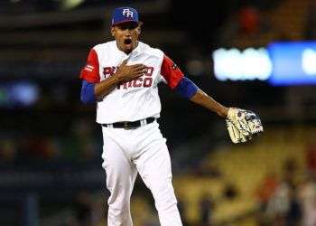 Puerto Rico repite en la final del Clásico. En la imagen, Edwin Díaz, el pitcher ganador. Foto: @WBCBaseball.