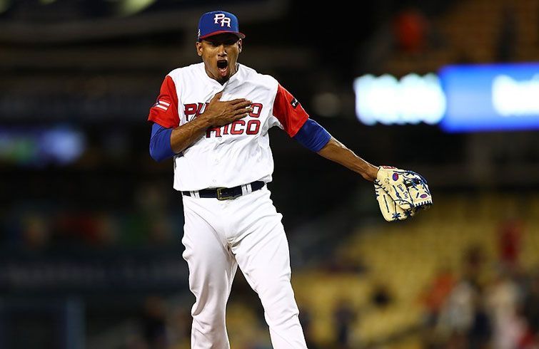 Puerto Rico repite en la final del Clásico. En la imagen, Edwin Díaz, el pitcher ganador. Foto: @WBCBaseball.