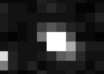 Primera imagen de Trappist 1 mostrada por la NASA. La calidad de la imagen es precaria: está a 40 años luz.