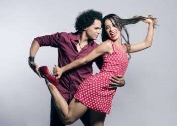 Jara y Osmany. Foto: Sitio oficial de Bailando en Cuba.