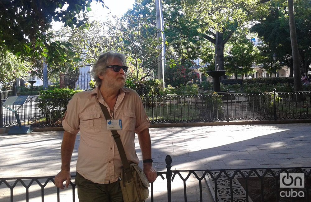 Carlos Frabetti en La Habana. Foto: Marianela Alfonso.