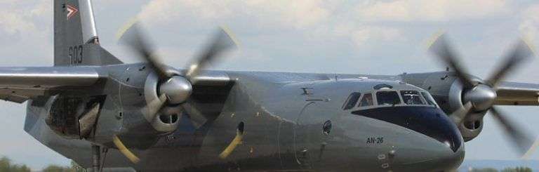 Avión AN-26 como el caído este sábado en Artemisa. Foto: wikiwand.com.