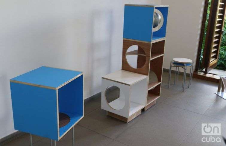 La pieza"Cosmos" de Amalia Martínez Caballero resultó ganadora del Concurso Design Havana. Foto: Ismario Rodríguez.