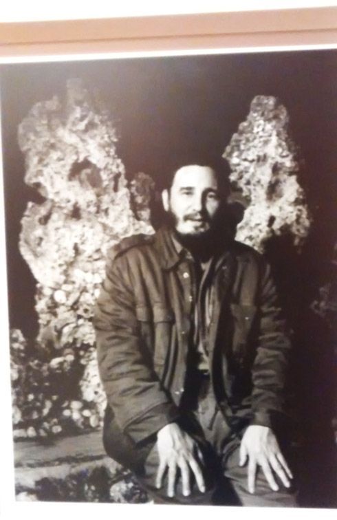 Retrato de Fidel Castro por Agnès Varda. Foto: Dean Luis Reyes.