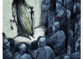 La justicia encapsulada, caricatura de Ángel Boligán.