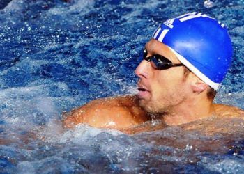 Aunque lejos de su forma óptima, Hanser García sigue siendo el líder de la natación cubana. Foto: Radio Rebelde.