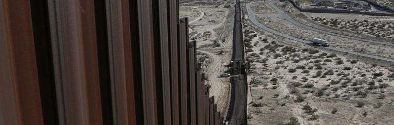 La frontera entre EE UU y México en el Estado de Nuevo México. Foto: Christian Torres / AP.