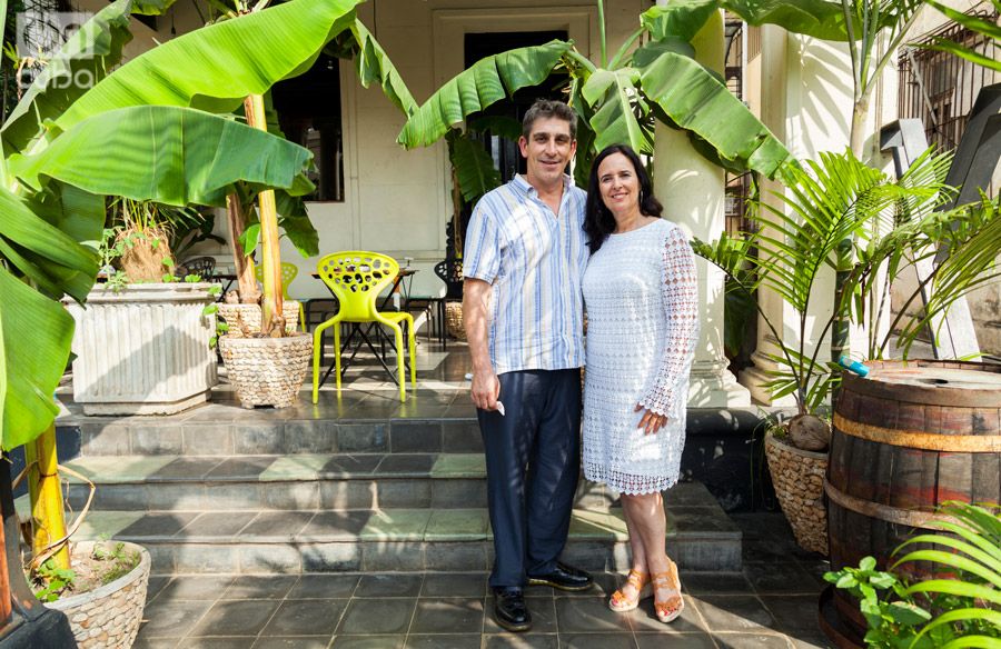 Richard Blanco and Ruth Behar came heading a CubaOne Foundation cultural trip. Photo: Claudio Pelaez Sordo.