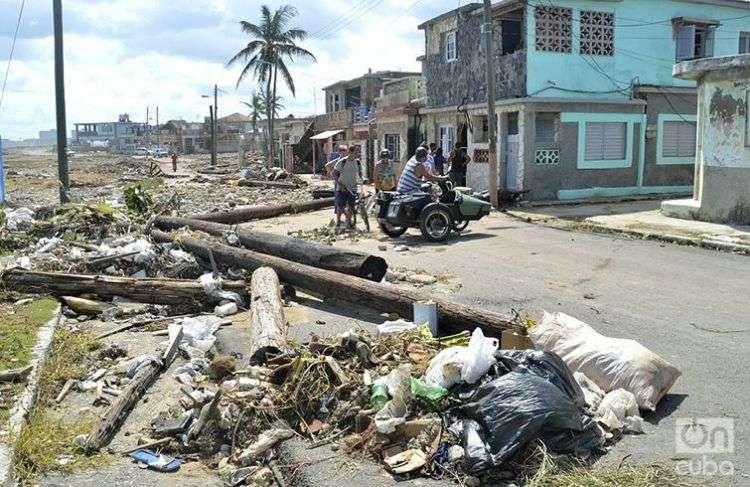 Cojímar, después del huracán Irma. Foto. Otmaro Rodríguez.