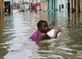 Inundaciones provocadas por el huracán Irma en La Habana. Foto: Natalia Favre.