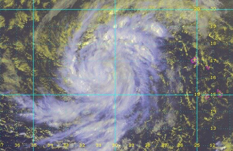 Imagen de satélite del huracán Irma. Foto: @NHC_Atlantic / Twitter.