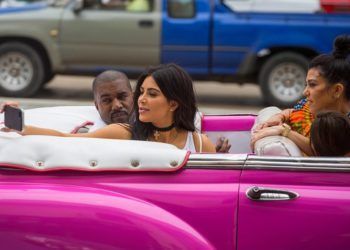 Kim Kardashian en La Habana en mayo de 2016. Foto: Desmond Boyland / AP.