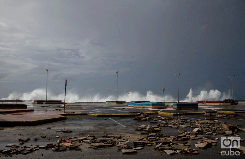 Paseo y Malecón después de Irma. Foto: Buen Ayre Visual.