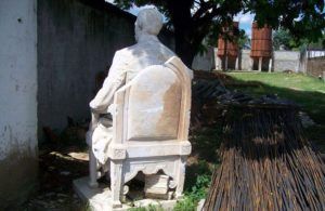 Estatua de Estrada Palma, en 2010. Foto: archivo de Ignacio Fernández Díaz.