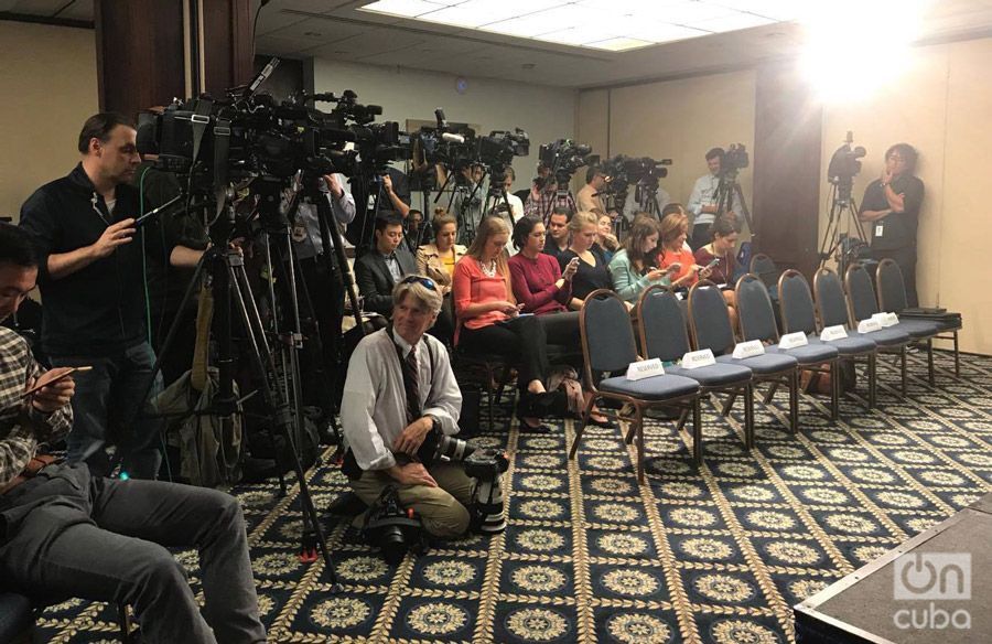 Conferencia de prensa hoy en el National Press Club, Washington. Foto: Tahimi Arboleya.