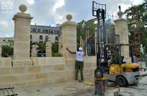 Restauración del Templete. Foto: Otmaro Rodríguez Díaz.