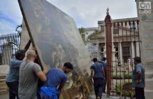 Restauración del Templete. Foto: Otmaro Rodríguez Díaz.