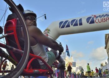 Personas con discapacidad física tienen la posibilidad de participar en el Marabana. Foto: Otmaro Rodríguez.