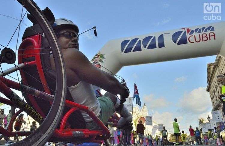 Personas con discapacidad física tienen la posibilidad de participar en el Marabana. Foto: Otmaro Rodríguez.