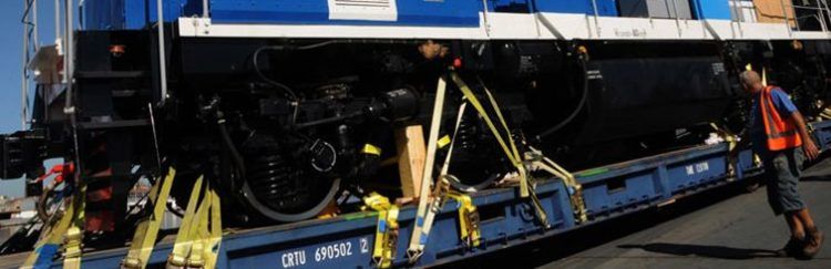 Locomotora rusa de un lote llegado a Cuba en 2017. Foto: Prensa Latina / Archivo.