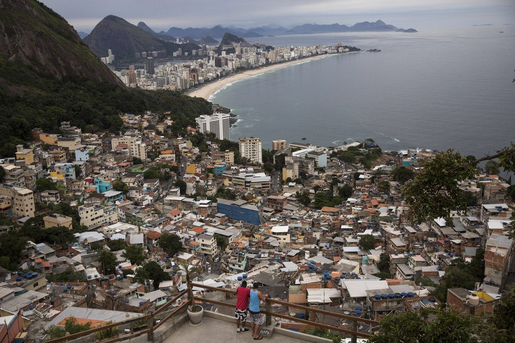 Río de Janeiro vista desde la favela Vidigal. Foto: Renata Brito / AP.