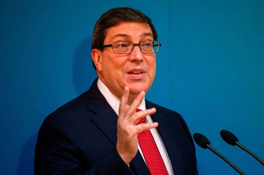 El ministro de Exteriores de Cuba, Bruno Rodríguez. Foto: Desmond Boylan / AP.