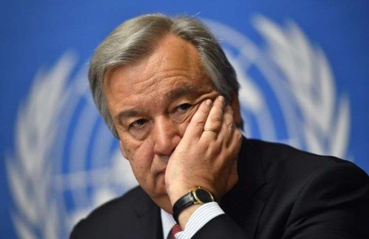 António Guterres. Foto: Fabrice Coffrini / AFP / Getty Images.
