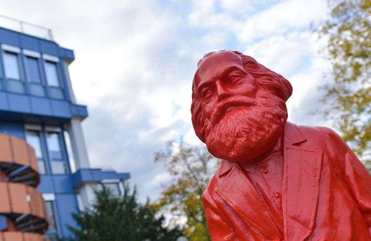 Carlos Marx en la Universidad de Trier. Foto: sputniknews.com.