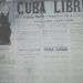 Portada del número 2 del periódico Cuba Libre, correspondiente al 12 de enero de 1896. Foto: Oscar Montaño González / Granma.