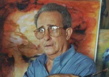 El pintor y escultor José Delarra (San Antonio de los Baños, 1938 - La Habana, 2003)