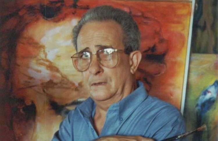 El pintor y escultor José Delarra (San Antonio de los Baños, 1938 - La Habana, 2003)